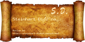 Steinhart Diána névjegykártya